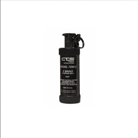 CTS Tactical DoubleBang Low Roll Flash-Bang Diversionary Device, Aluminum Body - Model 7290-2