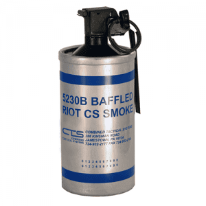 CTS--NL5230B    "NO LOCTITE" CS Baffled Canister Grenade, Pyro, Low Flame Potential