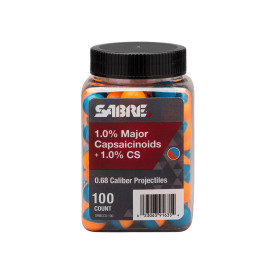 SABRE 1.0% MC + 1.0% CS 0.68 Caliber Projectile